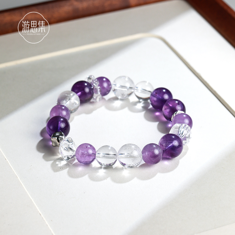 天然水晶/7A级多宝手串/原创设计