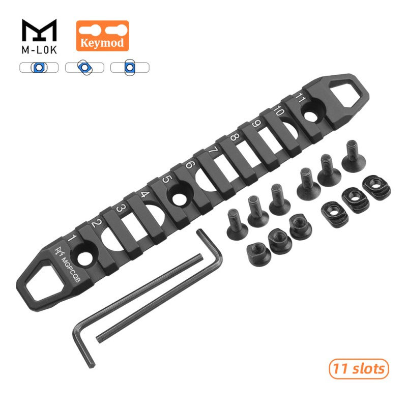 MGPCQB 11槽支架导轨条keymod/MLOK配件其他户外用品
