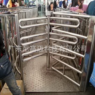 汽车站矩形转门广州火车站旅客进出站不锈钢单向半高转闸顺时针門