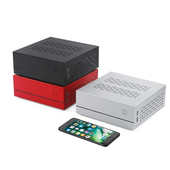 XQBOX A01机箱HTPC卧式 电脑机箱ITX迷你小机箱工控机箱