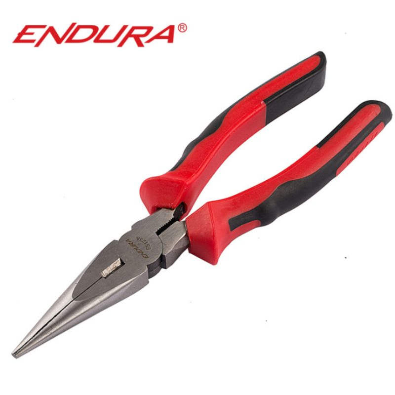 力易得尖嘴钳尖头钳子6寸8寸断丝钳尖口钳力易得E5121B尖嘴钳6寸