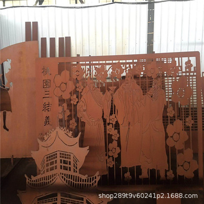 现货销售A790M 50W耐候钢板红锈色耐候钢景墙文化景墙耐候钢板