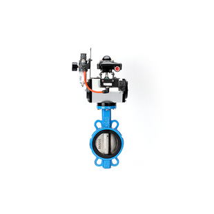 气动蝶阀厂家D671X 气动软密封蝶阀 蝶阀 气动对夹式