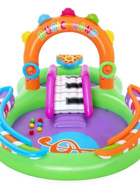 Bestway53117 音乐岛戏水乐园 儿童戏水池 游泳池