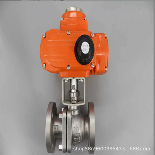 316L不锈钢电动法兰球阀 Q941F-25RL 电动O型切断球阀