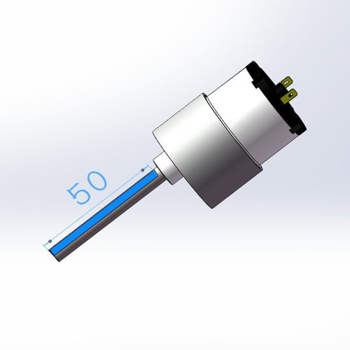JGB37-520 6MM50D长轴DC12V24V直流减速电机智能设备电机传动马达