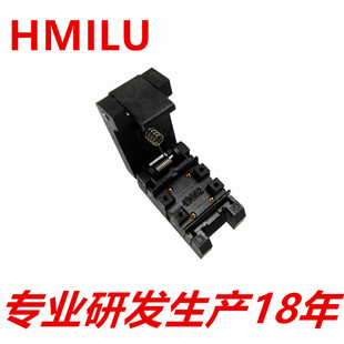 HMILU厂家批发IC烧录座贴片晶振探针老化座 4pin测试座 晶振7050