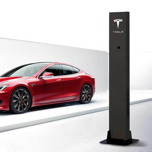 机械密码锁冷轧钢充电柱室内外汽车立柱充电桩电动车充电桩立柱