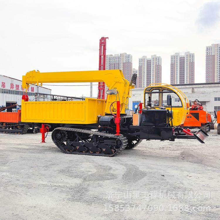 沙漠履带式随车吊矿石吊装运输一体爬山虎光伏板安装伸缩起重机,五金/工具,其他机械五金,淘宝优惠券,粉丝福利购,淘宝优惠卷