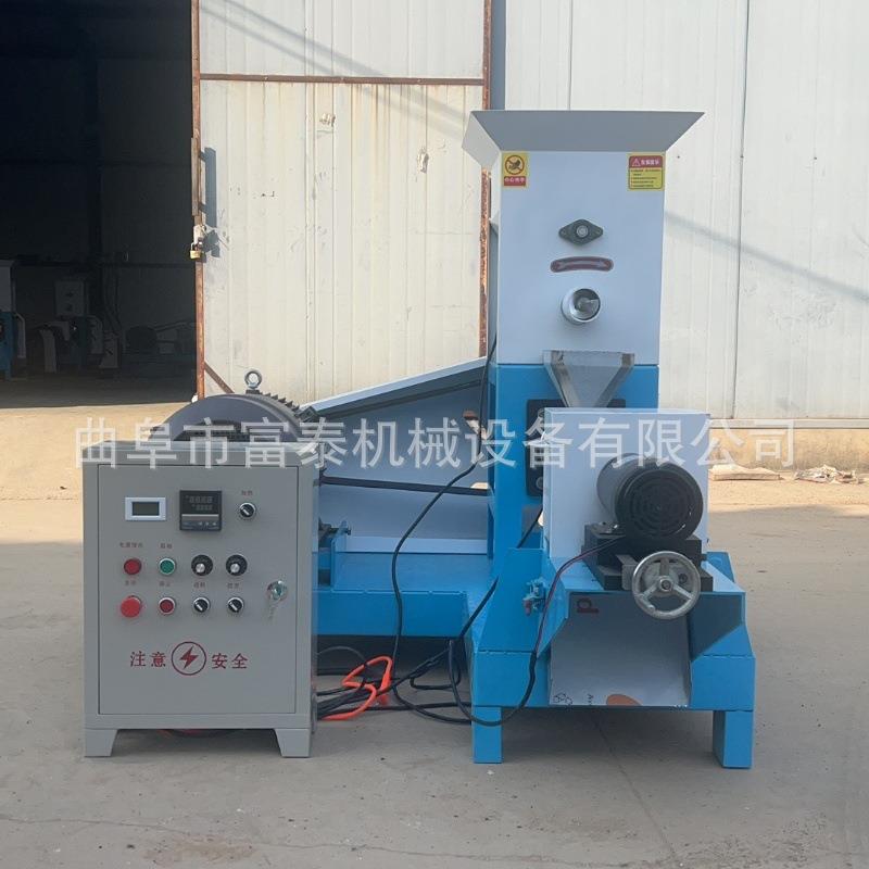 全自动宠物饲料膨化机大型鲜肉狗粮猫粮设备漂浮式鱼饲料膨化机