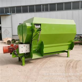 tmr牛羊养殖拌草机全日粮饲料制备机固定式 双轴直连混料搅拌机