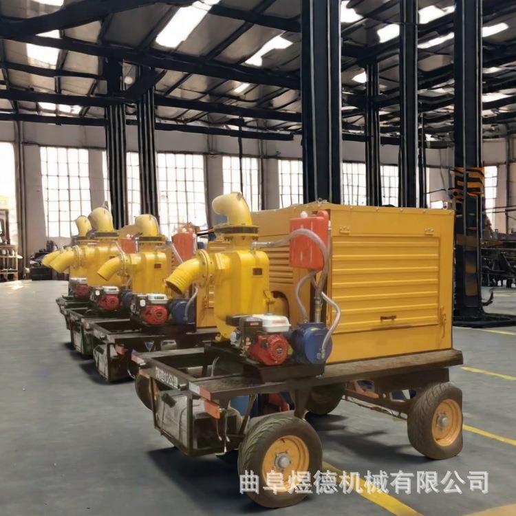 移动拖车防雨棚高扬程大流量强自吸泵防汛抢险泵车