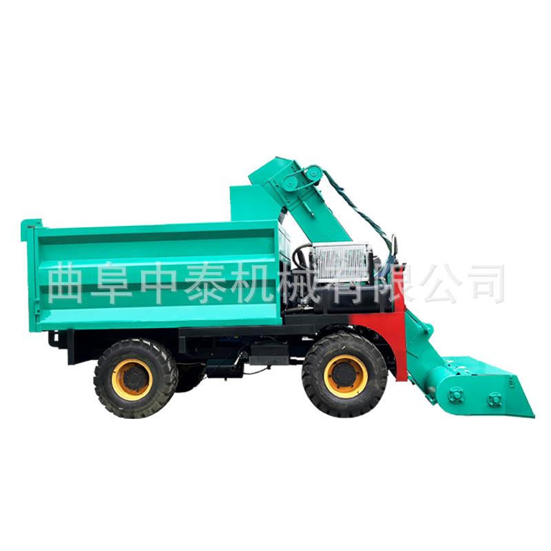 三轮柴油扒粪清理车牧场用自走式铲粪机牧区自走式大马力装粪车