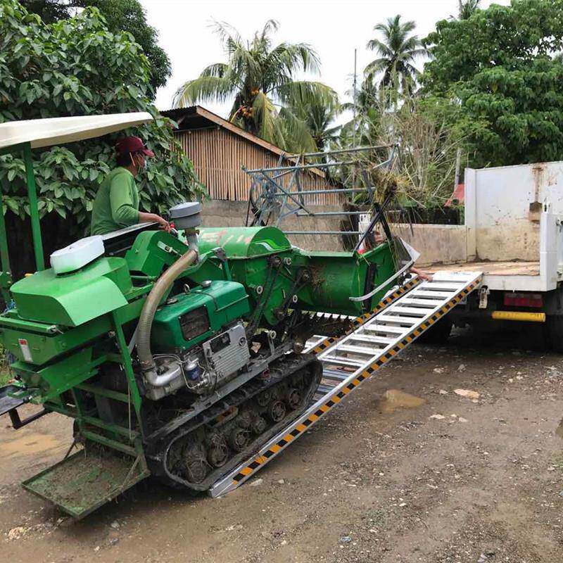 钻探机坡道铝合金梯子爬梯梯田过桥梯地质钻探过沟桥跳板