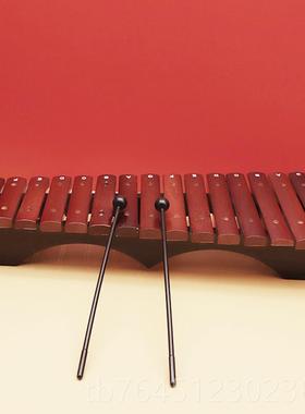 高档专业15红色木敲琴音小木琴奥尔夫儿童音乐击乐器八琴早音教教