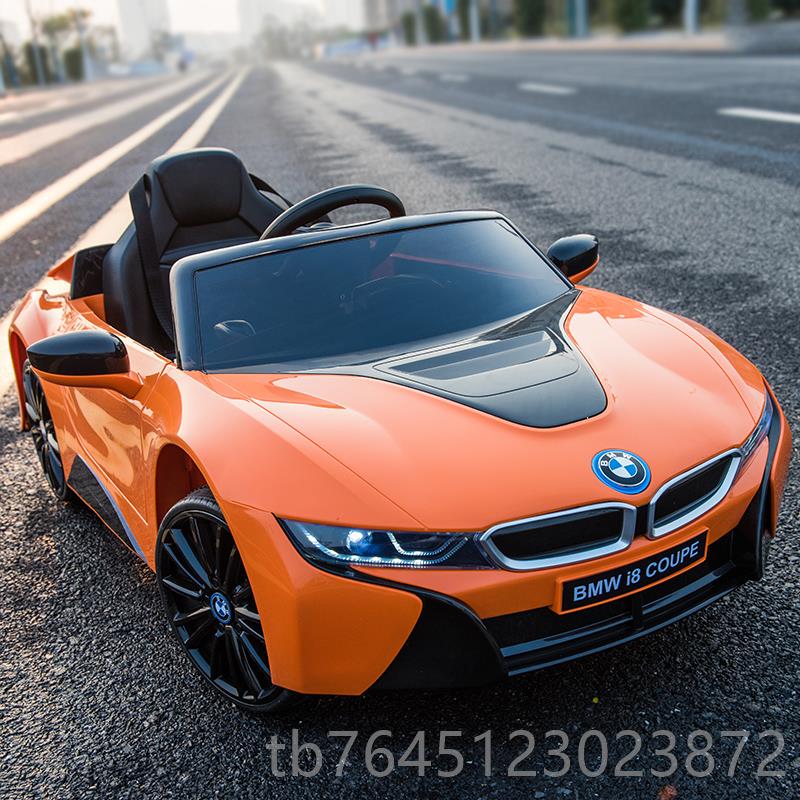 高档宝马儿电动车小汽车四轮宝带遥控可坐摇人小童孩宝玩具车摆童