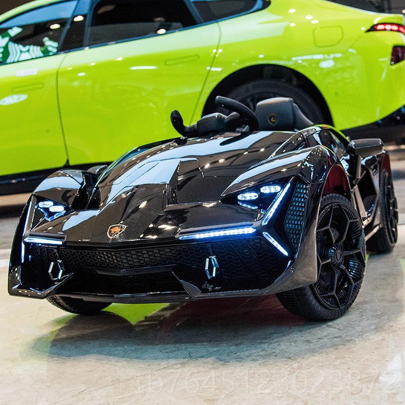 高档博基尼儿童电动车四轮宝遥控可双人宝童坐车兰汽车小孩婴儿玩