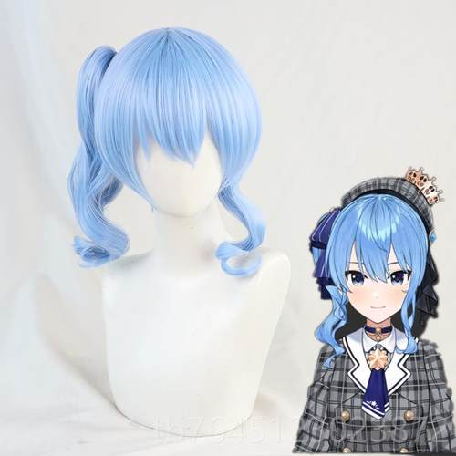 高档vber虚拟主播偶t像星星街彗cosu假发洋服正月水手服