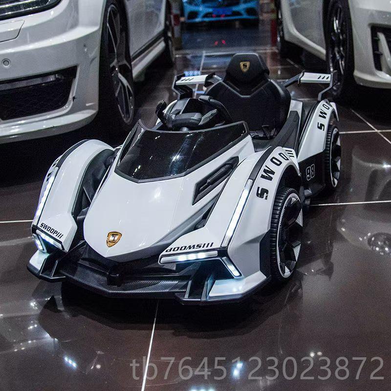 高档兰博基儿童尼电动车四轮跑4带遥控车男女小孩宝宝可坐人驱玩