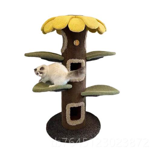高档白猪商店 猫的树猫 Camily猫架太阳花树爬猫咪抓板可定猫制窝