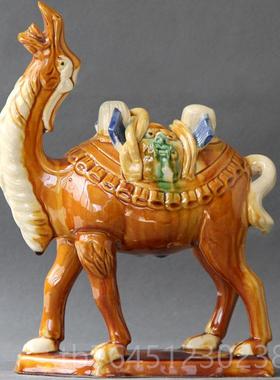 高档唐三客彩马国陶瓷马件礼大马摆工艺礼品厅装饰品新年送礼桌面