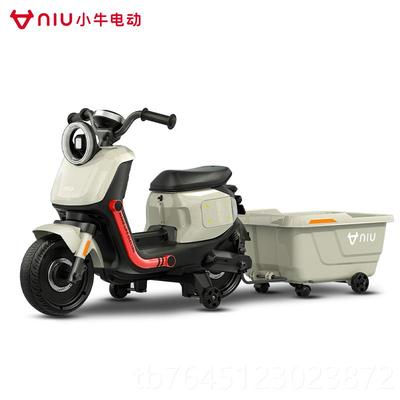 高档小2牛电新款UQi儿童电动车U小学+生动充电玩具车宝宝电瓶车