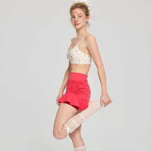 Willowind瑜伽服女高弹健身服防走光打底运动服短裙