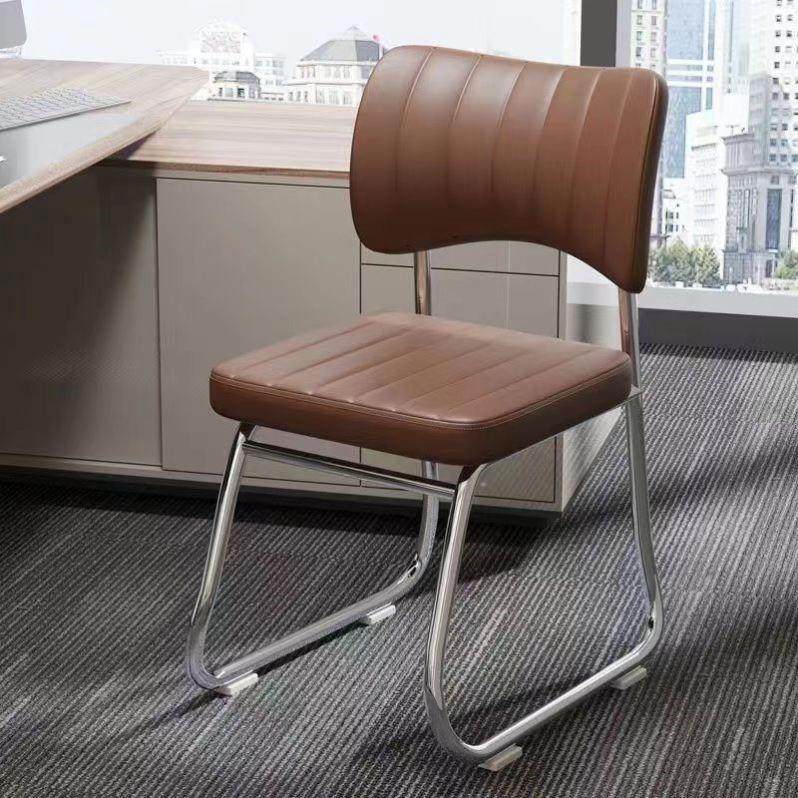 会议椅办公椅简约无扶手会客椅透气网布职员电脑椅培训椅免安装