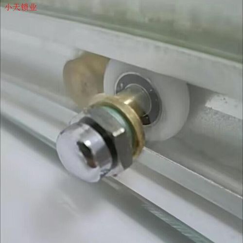 淋浴房移门滑轮老式滑轮圆弧形浴室玻璃轨道轮子滚轮五金配件全.