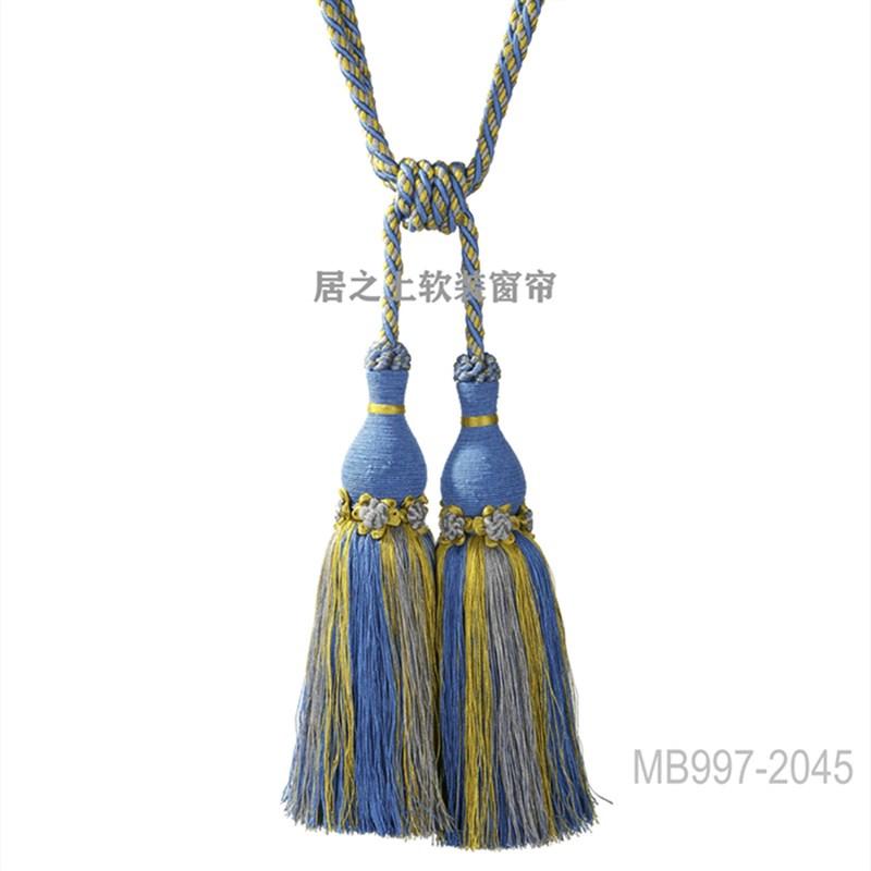 雏菊美式法式欧式窗帘吊穗样板间客厅高档别墅高品质装饰绑带/支