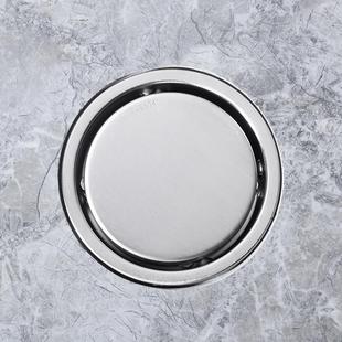 德国304不锈钢隐形圆形除臭剂地漏11cm浴室厕所地漏盖