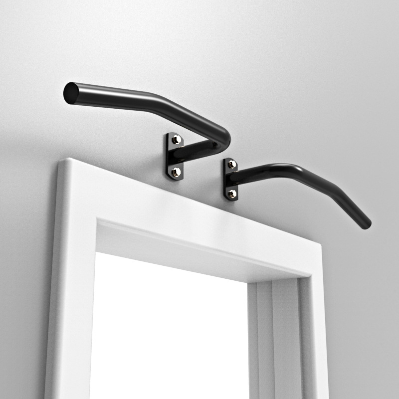 门上挂壁式单杠家用健身器材门框墙体单双杠引体向上器械单杆固定