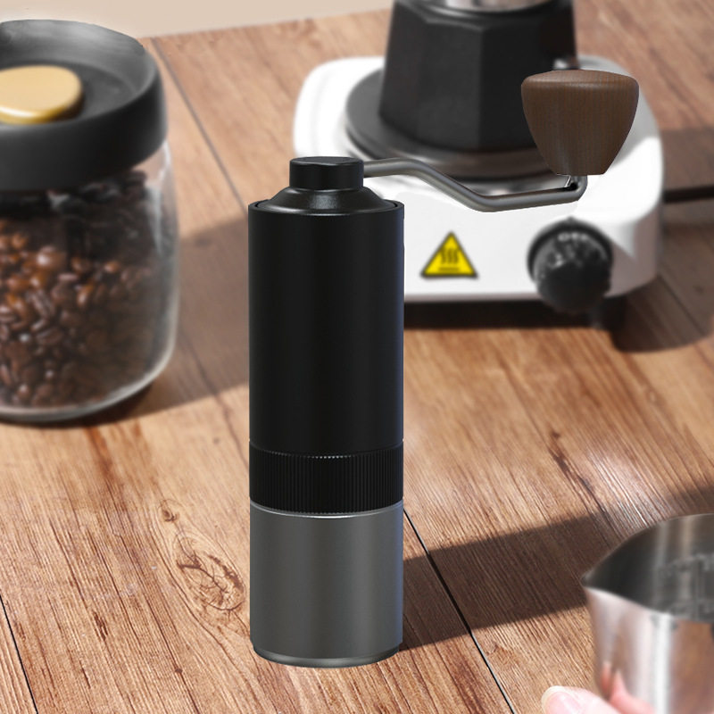 源头厂家磨豆机手摇咖啡研磨机不锈钢磨豆机手动便携式家用磨豆机