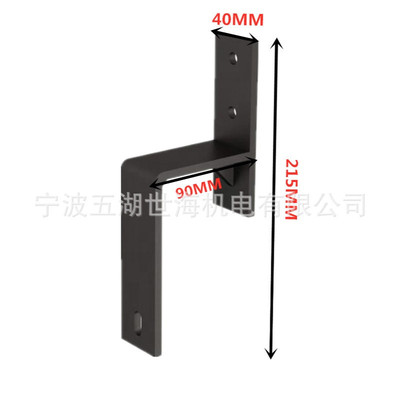 Bypass谷仓门 推拉门五金美式移门轨道滑轮吊轮滑轨支架固定架