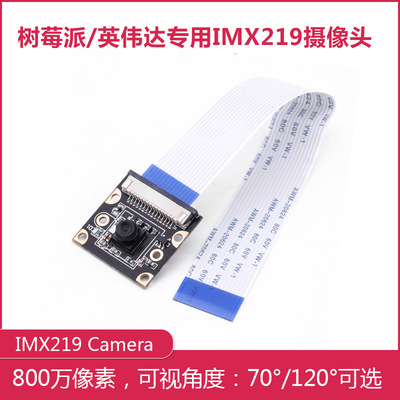 IMX219头77/120°无畸变 Jetson Orin Nano/NX 树莓派5/4通用