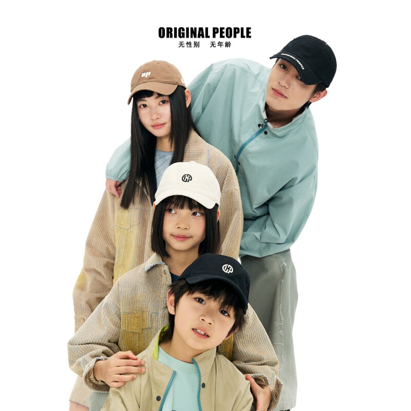 ORIGINAL PEOPLE新款遮阳帽男女款潮牌棒球帽儿童春秋防晒鸭舌帽图片