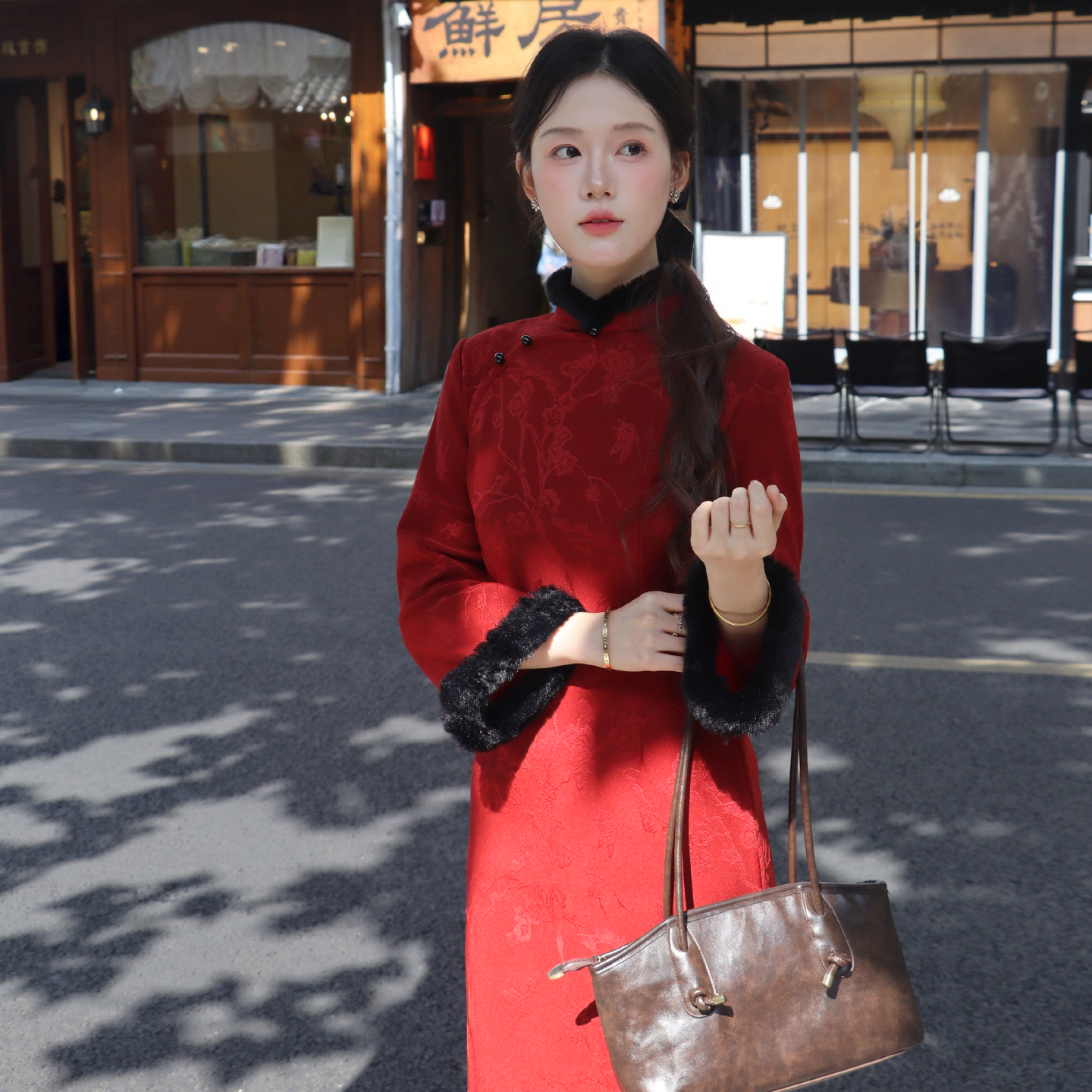 新中式改良旗袍国风年轻款少女