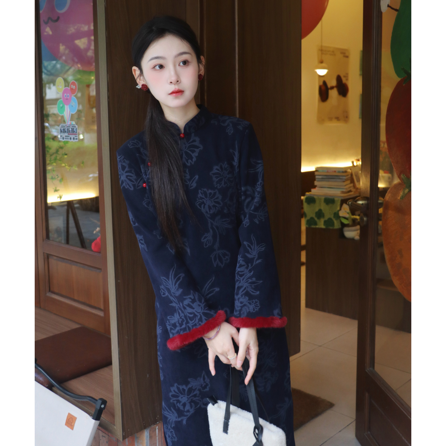 新中式改良旗袍日常少女气质优雅