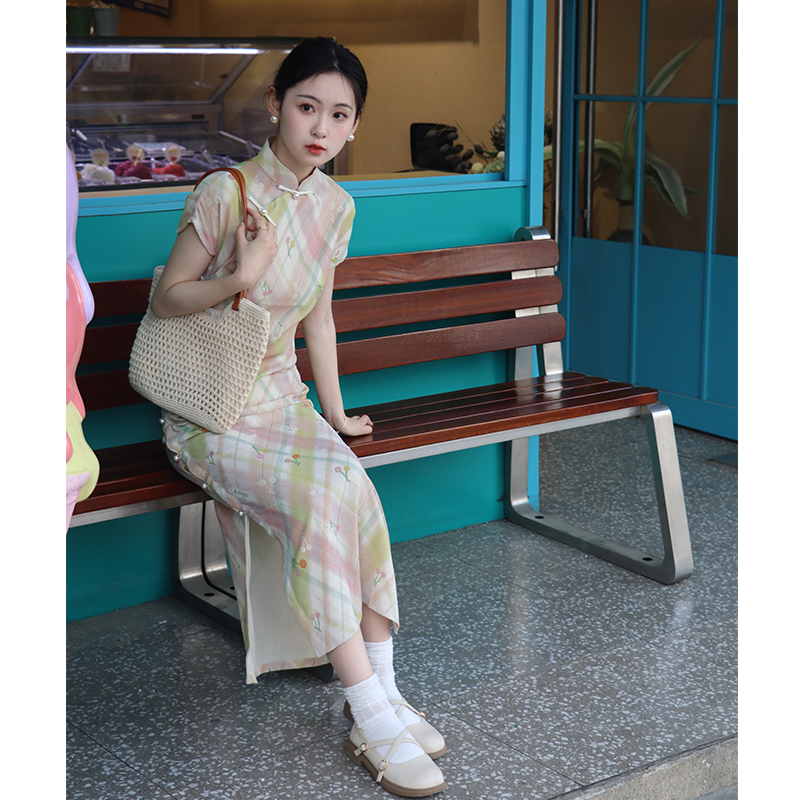 新中式旗袍日常可穿复古改良