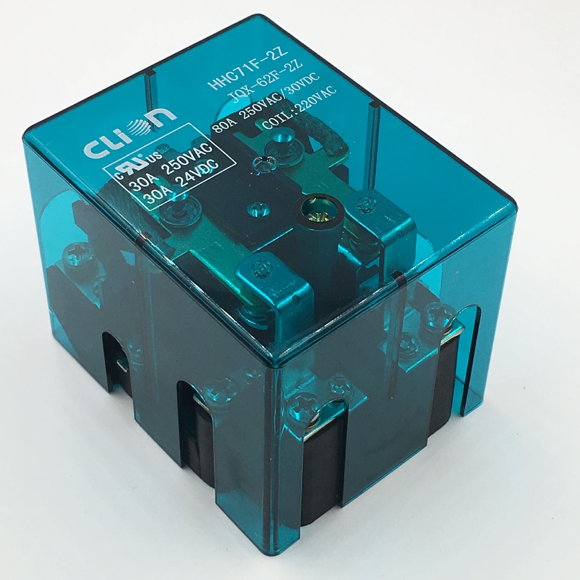 欣大 clion大功率继电器 JQX-62F/2Z AC220V 80A HHC71F-2Z DC24V