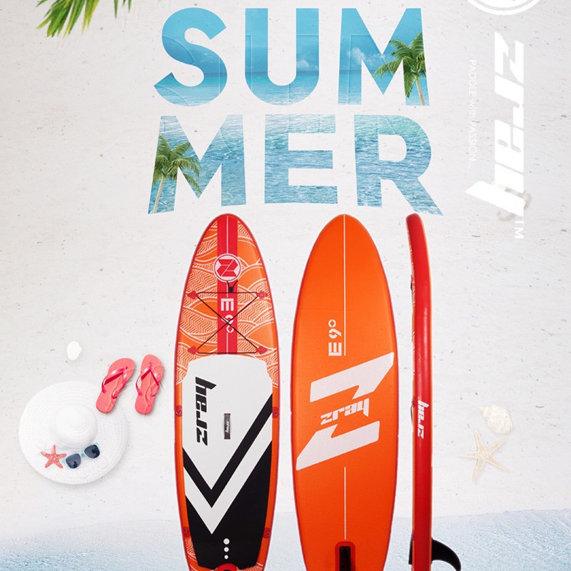 吉龙ZRAY适合成人休闲站立式SUP充气桨板划水板冲浪板PVC加厚材质