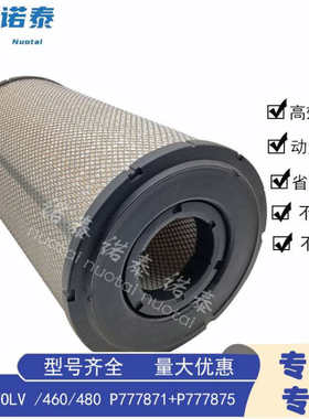 K3157 P777871+P777875沃尔EC460B/480D挖机空气滤芯11033998/9