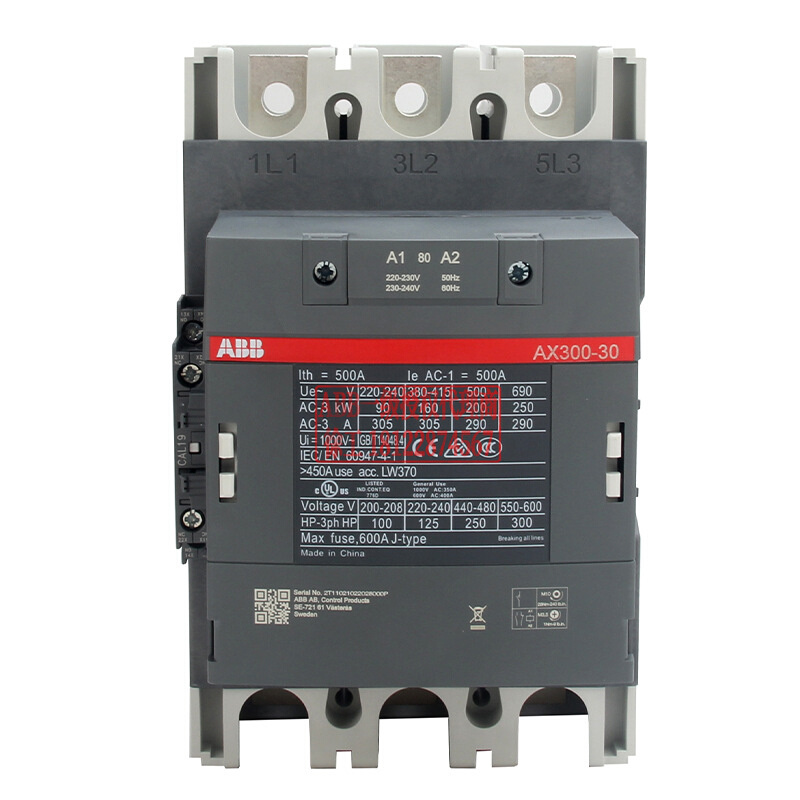ABB 交流接触器 AX300-30-11-84*110V 订货号 1SFL587074R8411