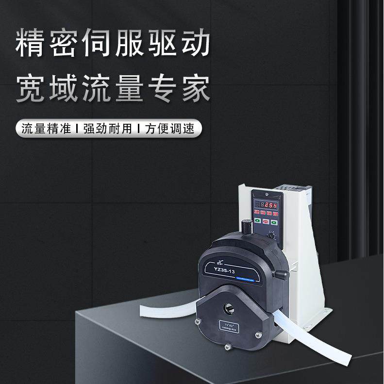 蠕动泵伺服控制数显调速多通道大流量工业液体传输加药循环泵