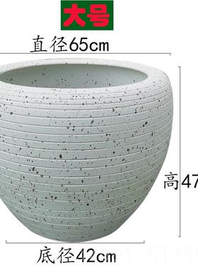 高档景锦德睡镇陶瓷缸白色大号鲤金鱼缸莲荷花包缸老式庭院客厅水