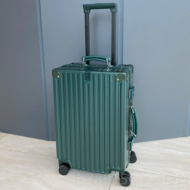 高档密金登仕机箱复古行李箱铝框PC拉杆箱女24寸26旅行男20寸码登