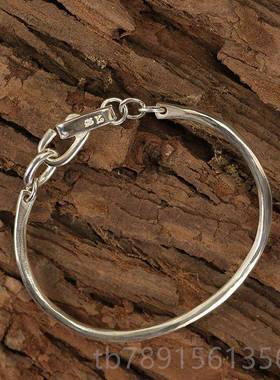 高档牛钝精工 Wer纯kstatct Munhen德国暗黑工业风手镯92银5小众