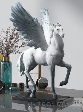 高档马摆件现代简厅客电视柜酒柜家约装饰品办公室乔居迁新居开业
