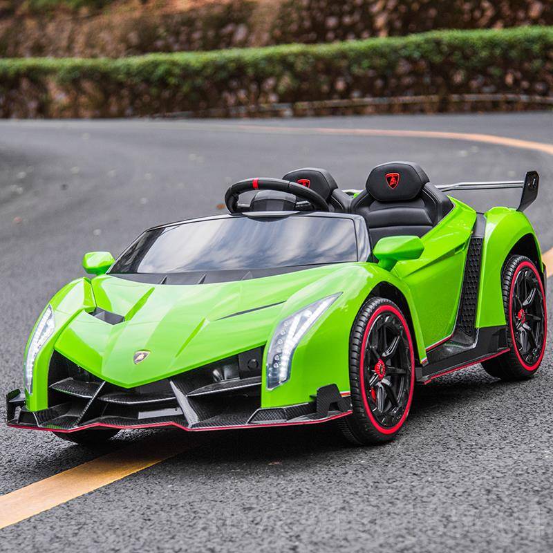 高档兰博基尼儿宝童电动车四轮车带汽遥控男女小孩宝坐人玩可具车
