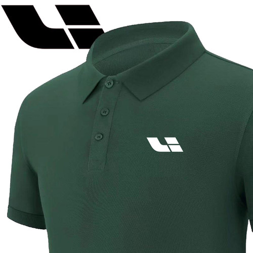 理想汽车工作服ti恤短袖4s店工服定制男女翻领polo衫工衣工装墨绿
